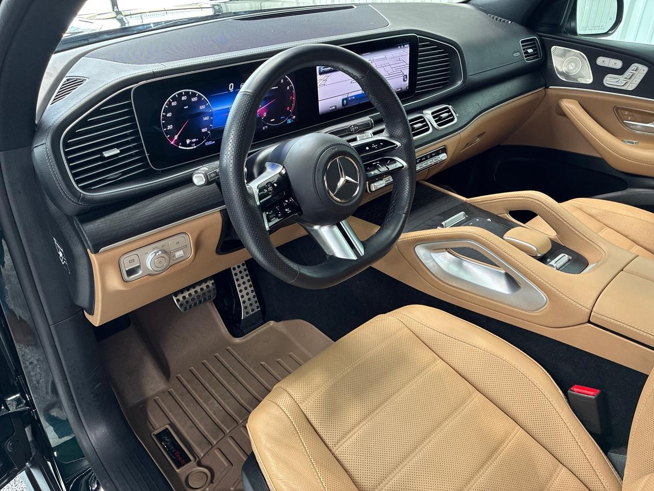 2024 Mercedes-Benz GLS450 AMG Line Exterior, Captain's Chairs, Acoustic Comfort Pkg, 5-Zone Climate, Soft Close Doors Houston TX