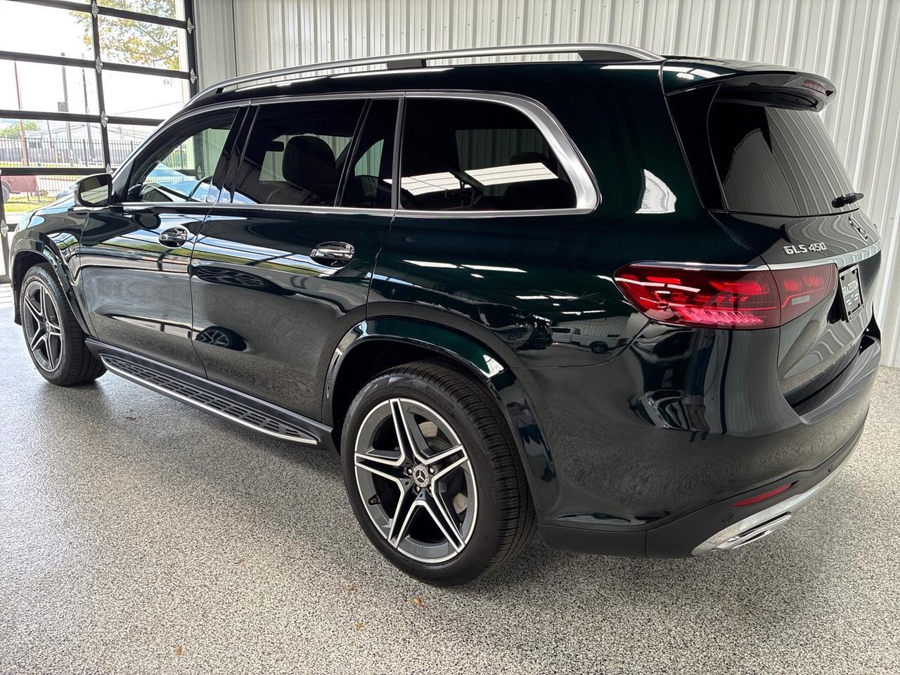 2024 Mercedes-Benz GLS450 AMG Line Exterior, Captain's Chairs, Acoustic Comfort Pkg, 5-Zone Climate, Soft Close Doors