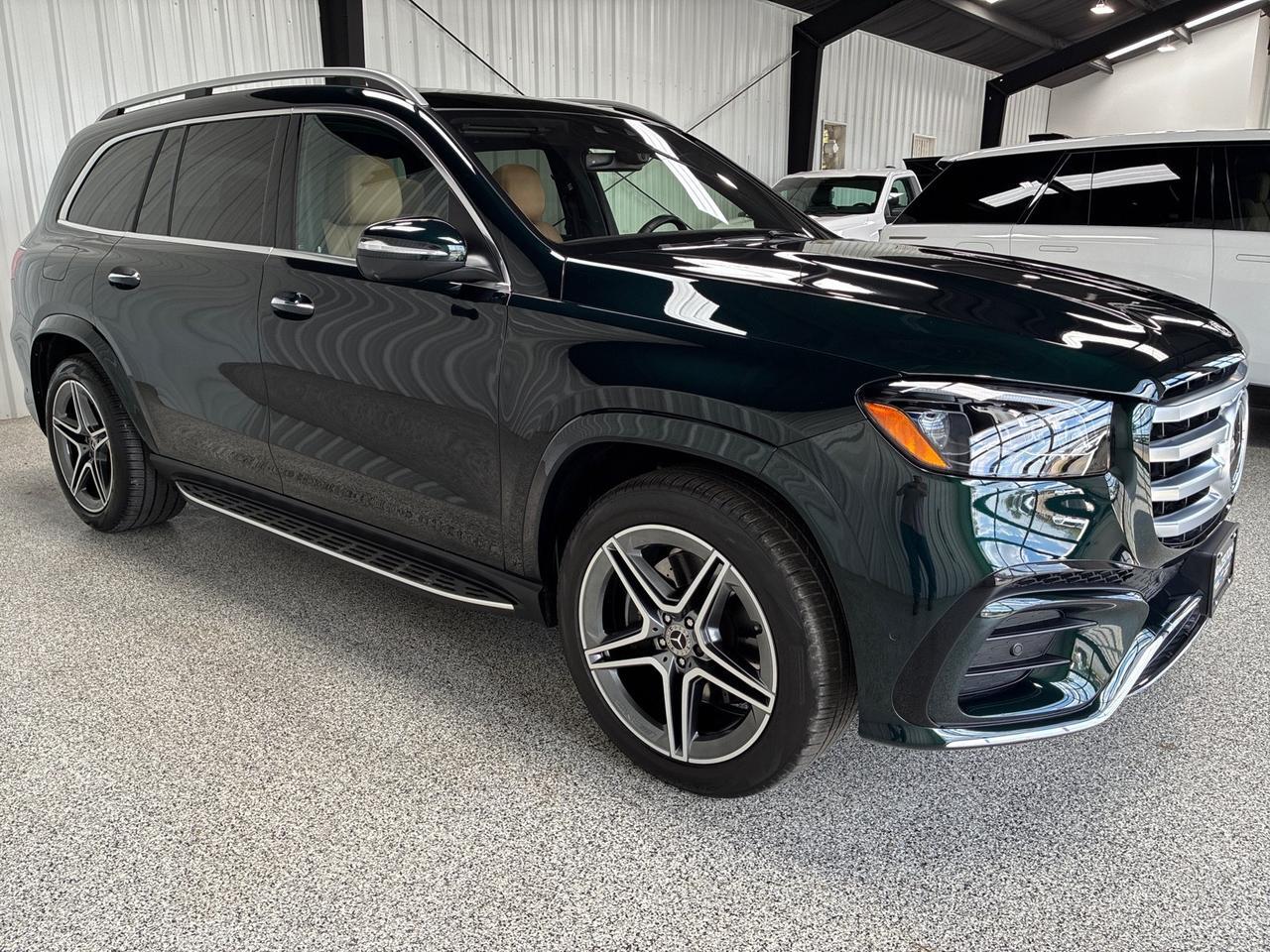 2024 Mercedes-Benz GLS450 AMG Line Exterior, Captain's Chairs, Acoustic Comfort Pkg, 5-Zone Climate, Soft Close Doors Houston TX