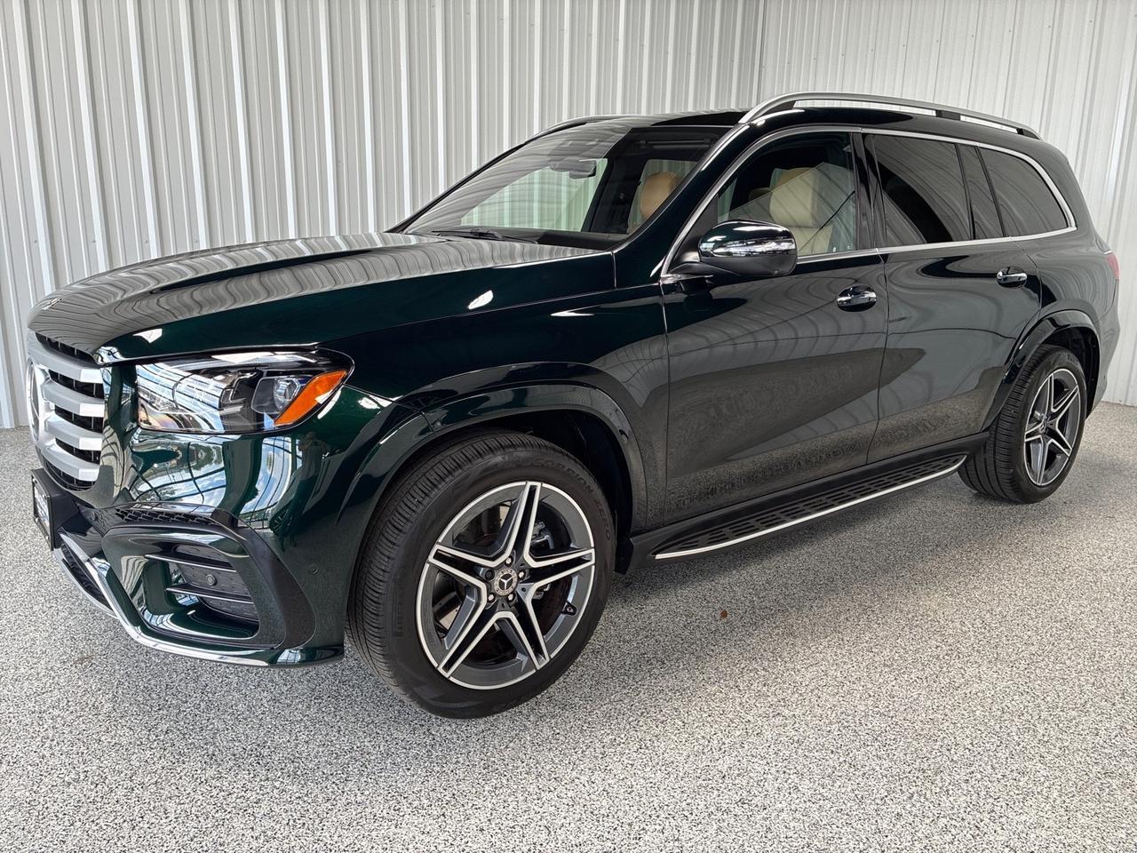 2024 Mercedes-Benz GLS450 AMG Line Exterior, Captain's Chairs, Acoustic Comfort Pkg, 5-Zone Climate, Soft Close Doors