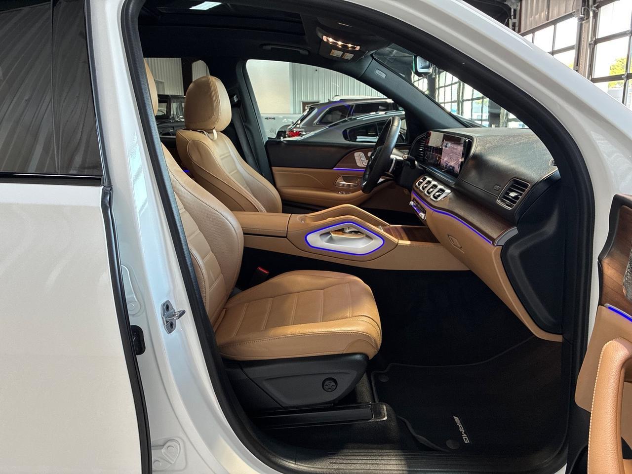 2024 Mercedes-Benz GLS450 AMG Line, Night Pkg, 23in AMG Wheels, 5-Zone Climate, Leather, Captain's Seats, Tow Houston TX