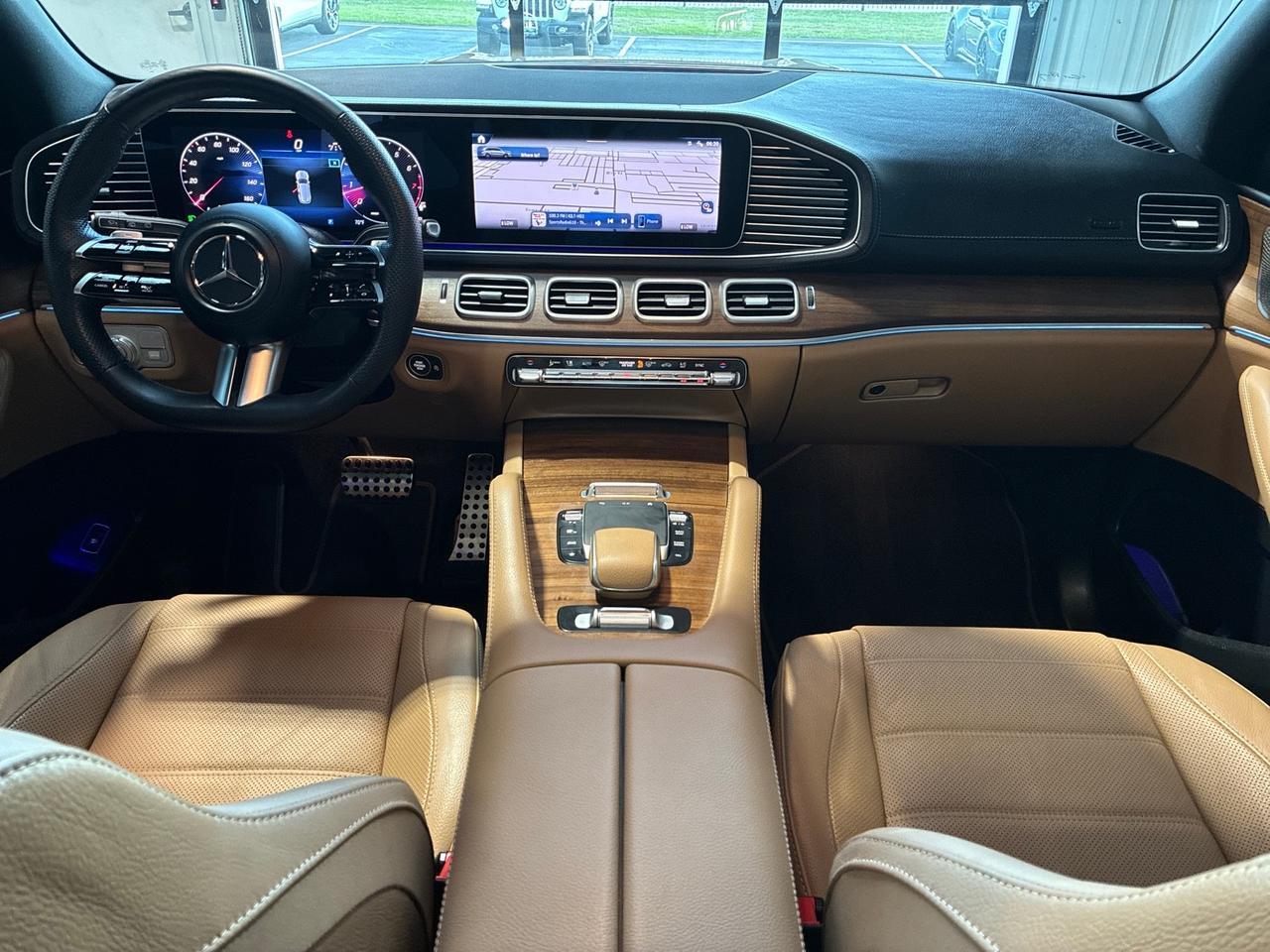 2024 Mercedes-Benz GLS450 AMG Line, Night Pkg, 23in AMG Wheels, 5-Zone Climate, Leather, Captain's Seats, Tow Houston TX