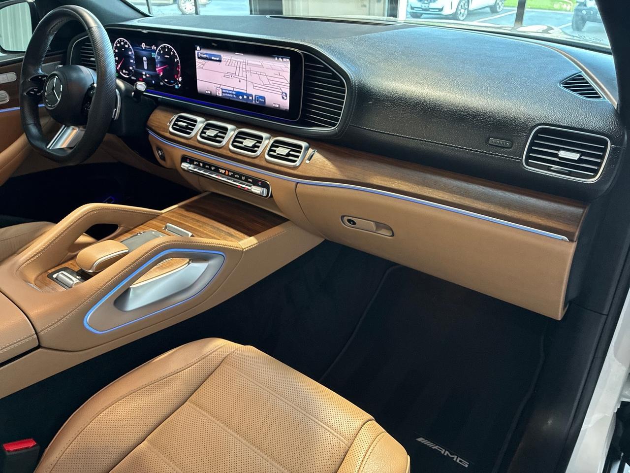 2024 Mercedes-Benz GLS450 AMG Line, Night Pkg, 23in AMG Wheels, 5-Zone Climate, Leather, Captain's Seats, Tow Houston TX