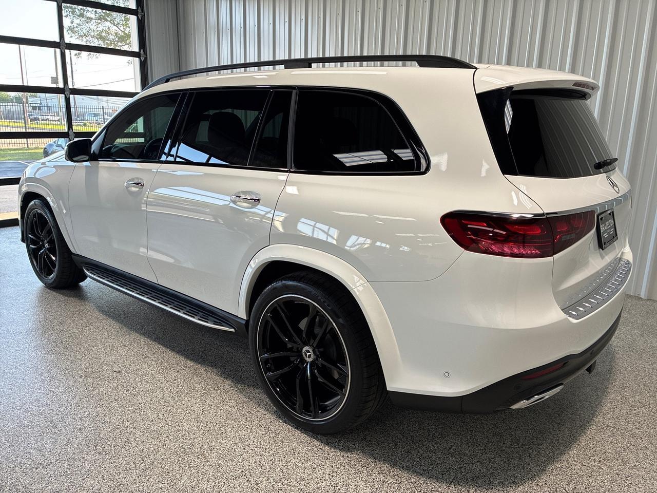 2024 Mercedes-Benz GLS450 AMG Line, Night Pkg, 23in AMG Wheels, 5-Zone Climate, Leather, Captain's Seats, Tow