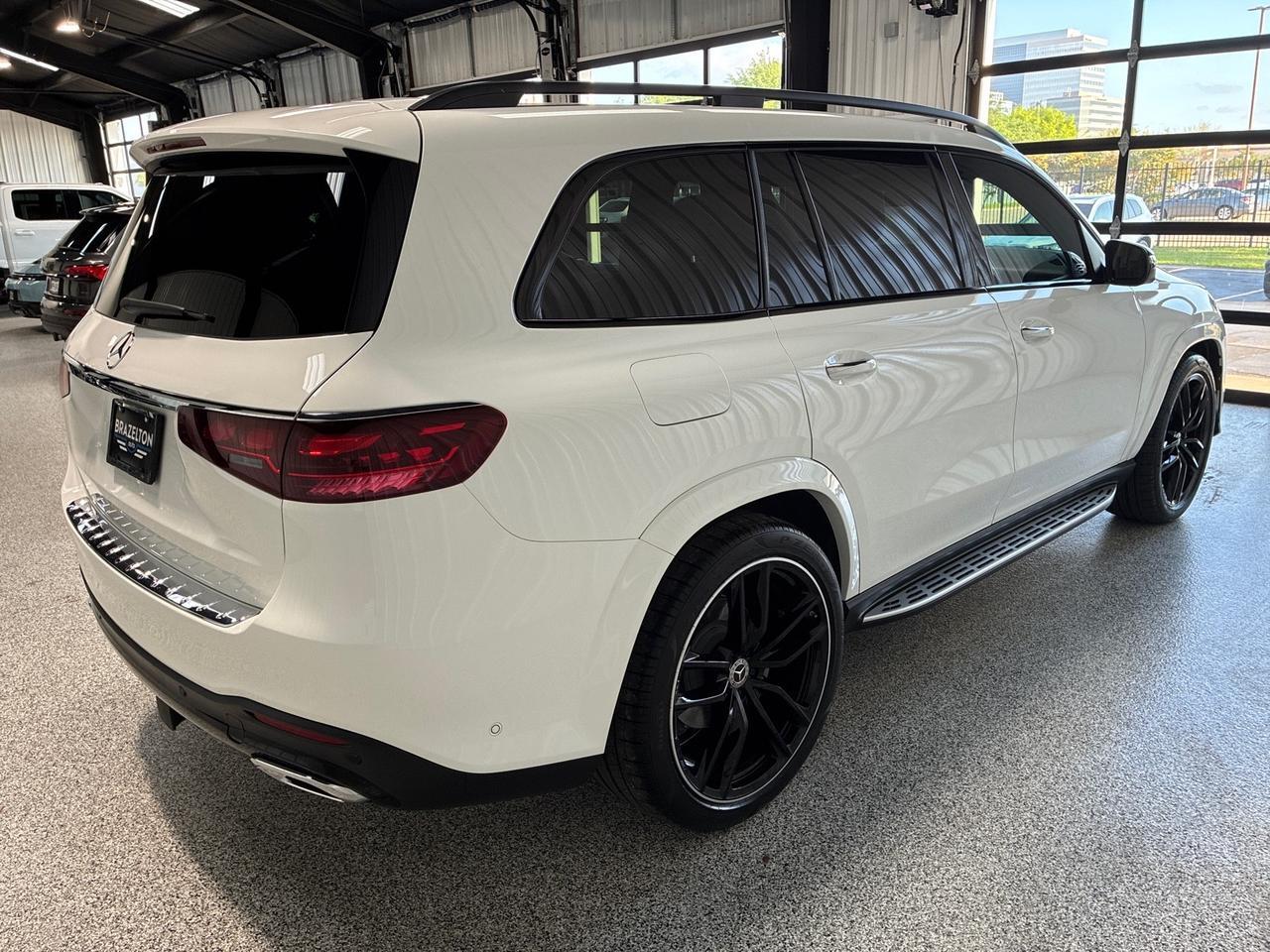 2024 Mercedes-Benz GLS450 AMG Line, Night Pkg, 23in AMG Wheels, 5-Zone Climate, Leather, Captain's Seats, Tow