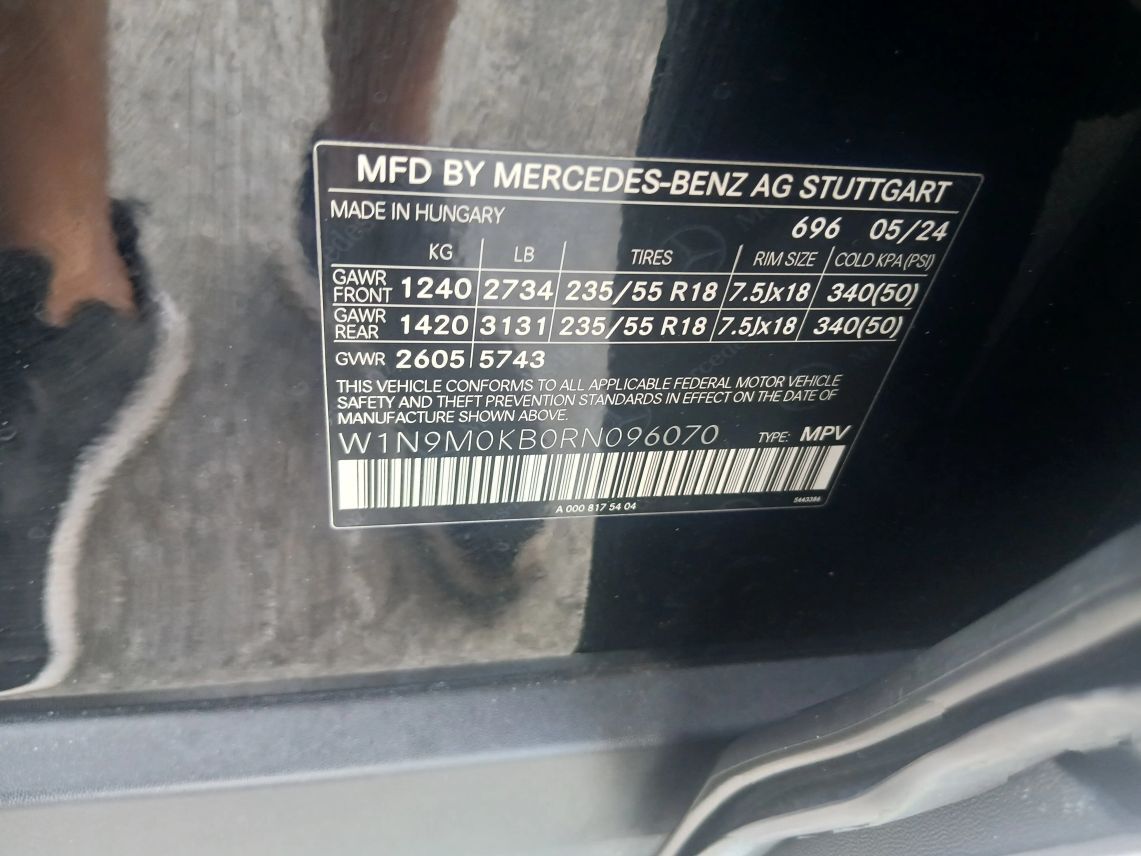 2024 Mercedes-Benz Mercedes-EQ EQB EQB 300 4MATIC Sport Utility 4D Maitland FL