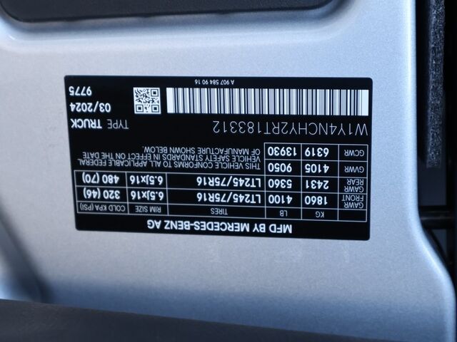 2024 Mercedes-Benz Sprinter 2500 Cargo 170 WB Oshkosh WI