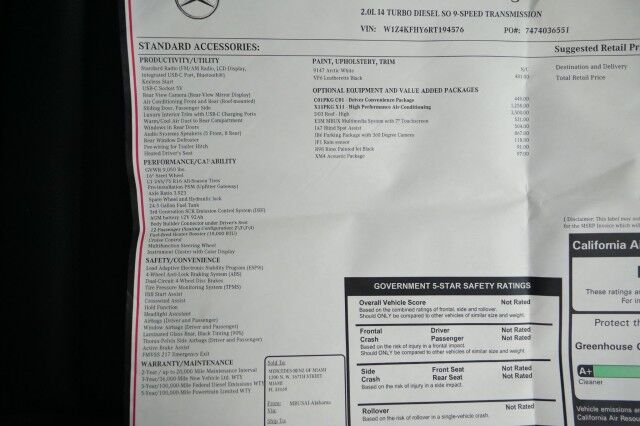 2024 Mercedes-Benz Sprinter 2500 Passenger Van / 12 Passenger / Turbo Diesel! High Point NC