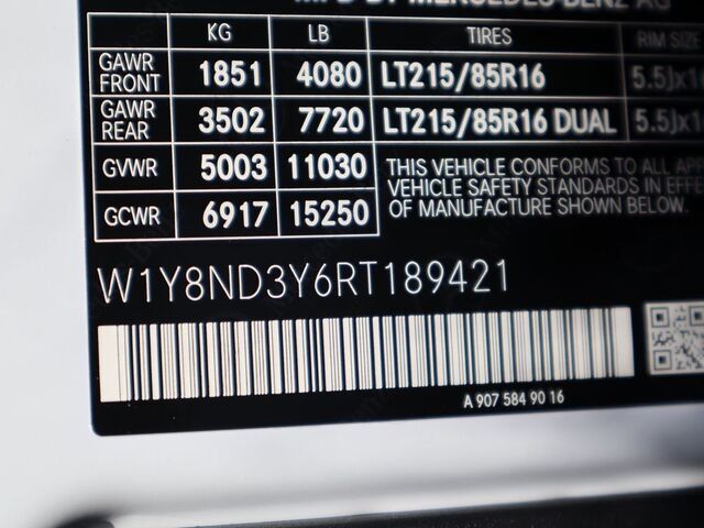 2024 Mercedes-Benz Sprinter 3500 Cargo 170 WB Extended Oshkosh WI