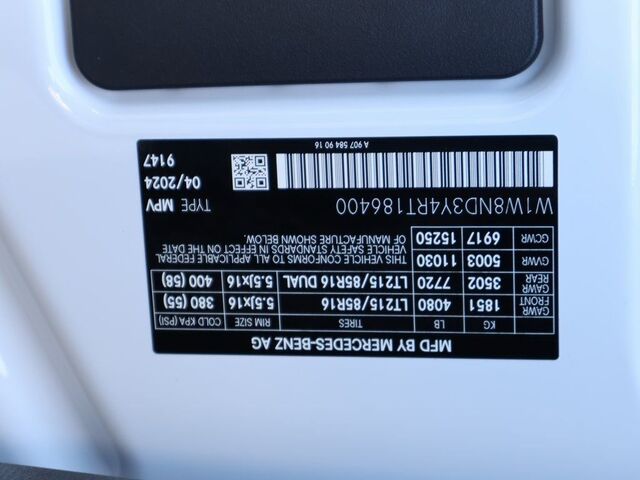 2024 Mercedes-Benz Sprinter 3500 Cargo 170 WB Oshkosh WI