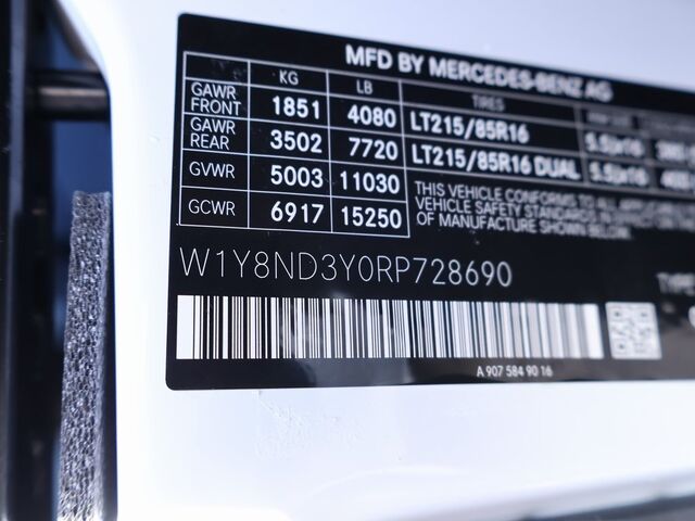 2024 Mercedes-Benz Sprinter 3500 Cargo 170 WB Oshkosh WI