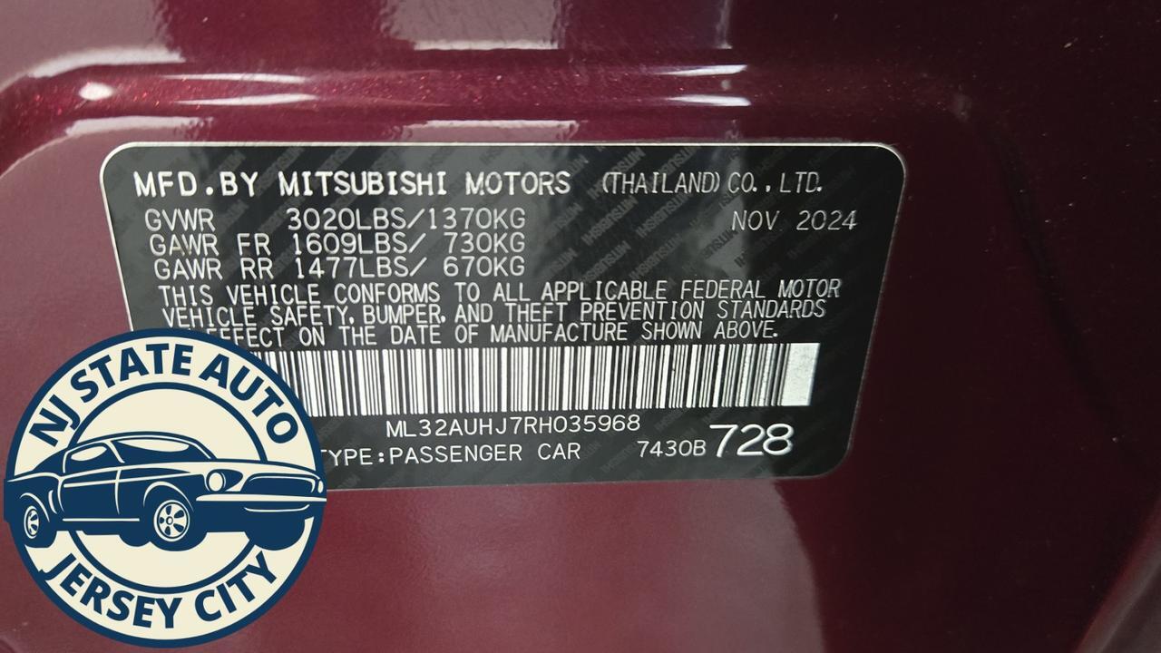 2024 Mitsubishi Mirage ES Jersey City NJ
