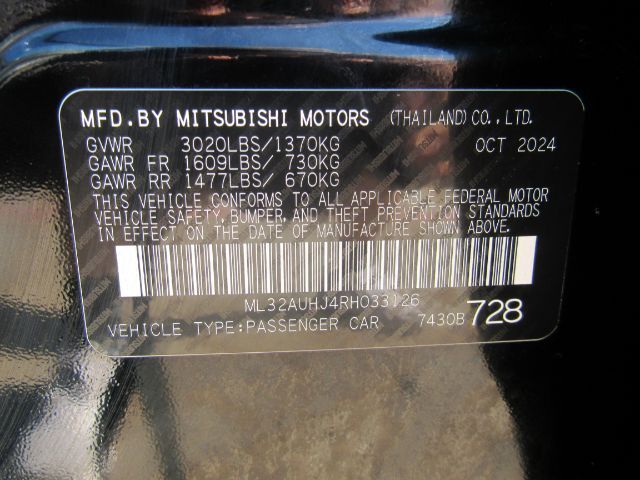2024 Mitsubishi Mirage ES Plano TX