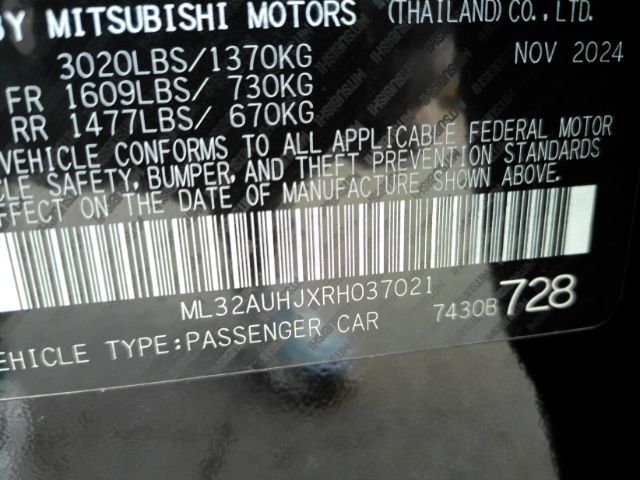 2024 Mitsubishi Mirage ES Plano TX