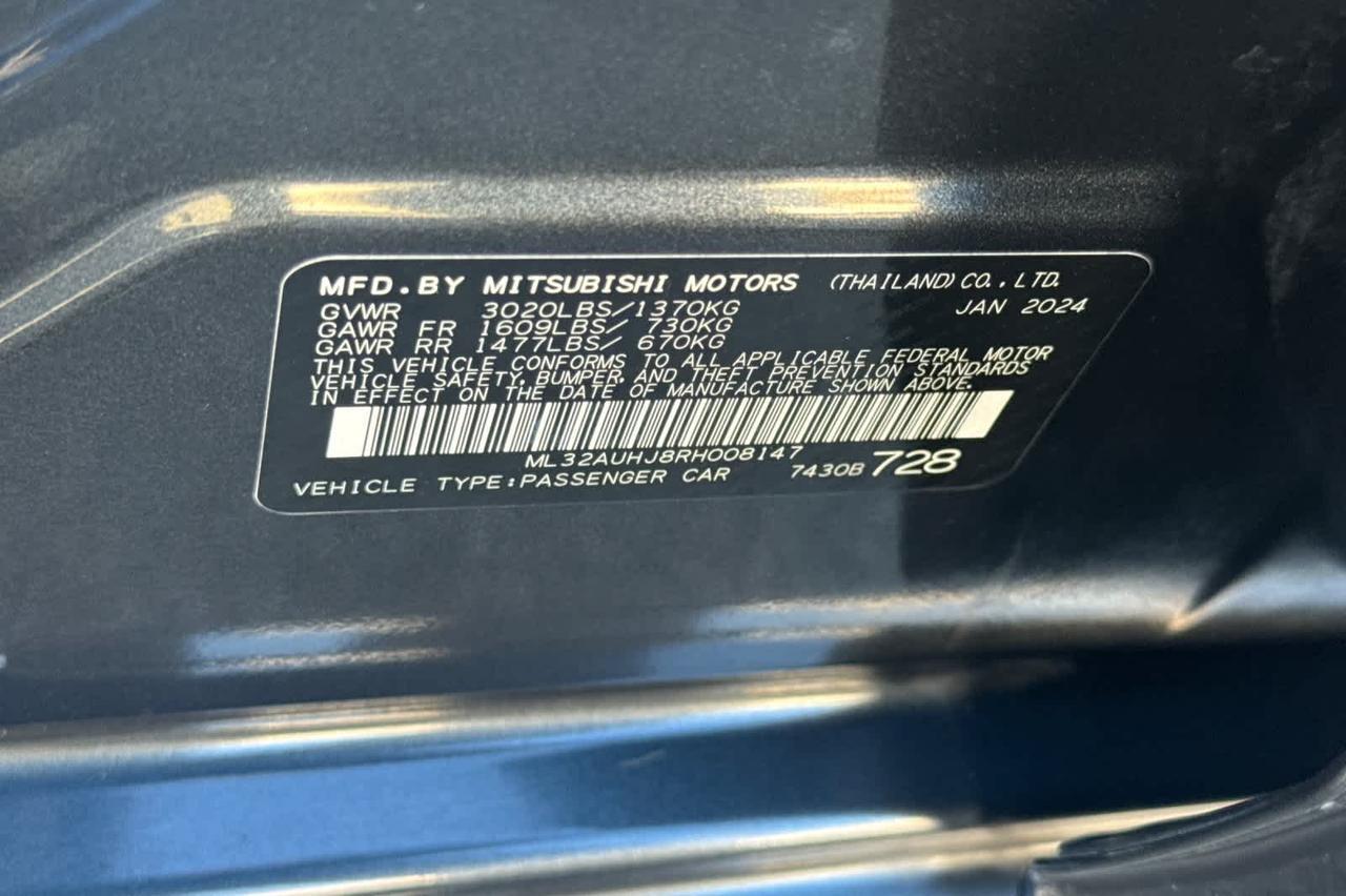 2024 Mitsubishi Mirage ES Roseville CA