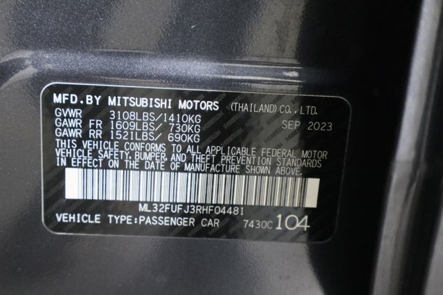 2024 Mitsubishi Mirage G4 ES Raleigh NC