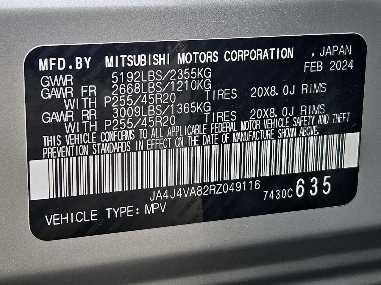 2024 Mitsubishi Outlander SE 2.5 S-AWC Vineland NJ