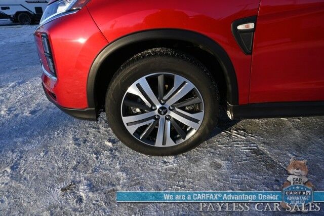 2024 Mitsubishi Outlander Sport ES / AWD / Premium Cloth Seats / Lane Watch Assist & Forward Collision Alert / Power Locks, Windows & Mirrors / Apple CarPlay & Android Auto / Back Up Camera / Aluminum Wheels / 29 MPG / Only 22K Miles Wasilla AK