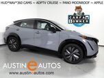 2024 Nissan ARIYA EVOLVE+ *HEADS-UP DISPLAY, NAVIGATION, SAFETY ALERTS, ADAPTIVE CRUISE, 360 VIEW CAMERAS, PANORAMA MOONROOF, HEATED SEATS/STEERING, WIRELESS CHARGING, APPLE CARPLAY