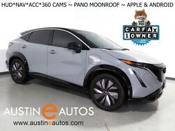 2024_Nissan_ARIYA EVOLVE+_*HEADS-UP DISPLAY, NAVIGATION, SAFETY ALERTS, ADAPTIVE CRUISE, 360 VIEW CAMERAS, PANORAMA MOONROOF, HEATED SEATS/STEERING, WIRELESS CHARGING, APPLE CARPLAY_ Round Rock TX