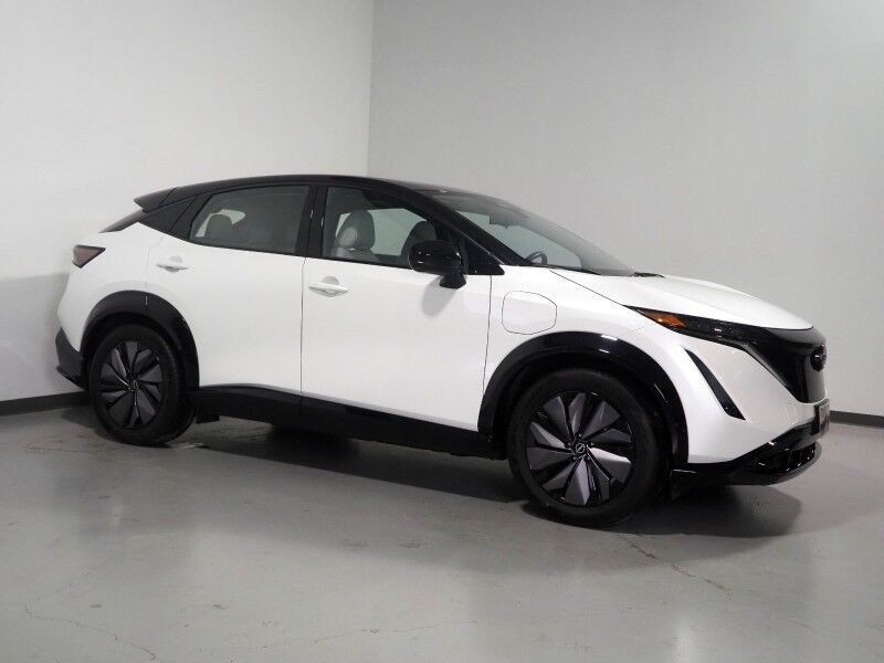 2024 Nissan ARIYA EVOLVE+ e-4ORCE AWD *HEADS-UP DISPLAY, NAVIGATION, SAFETY ALERTS, ADAPTIVE CRUISE, 360 VIEW CAMERAS, PANORAMA MOONROOF, HEATED SEATS/STEERING, WIRELESS CHARGING, APPLE CARPLAY