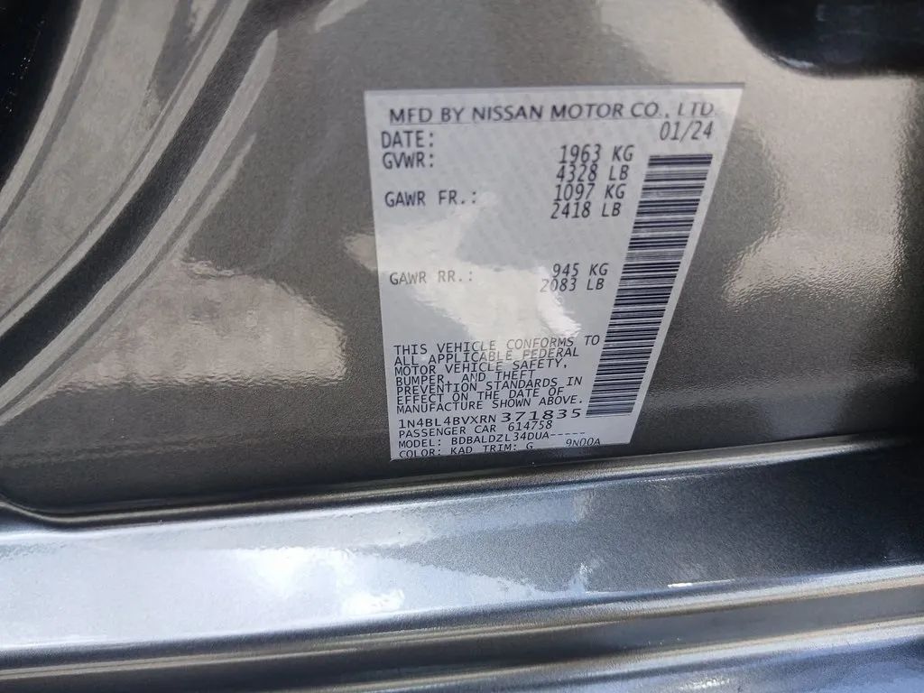 2024 Nissan Altima 2.5 S Sedan 4D Maitland FL