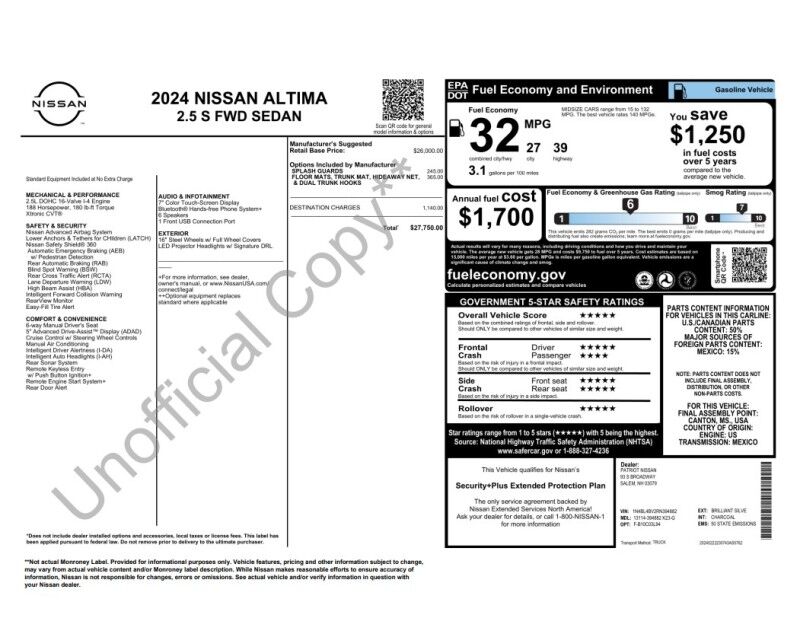 2024 Nissan Altima 2.5 S Webster MA