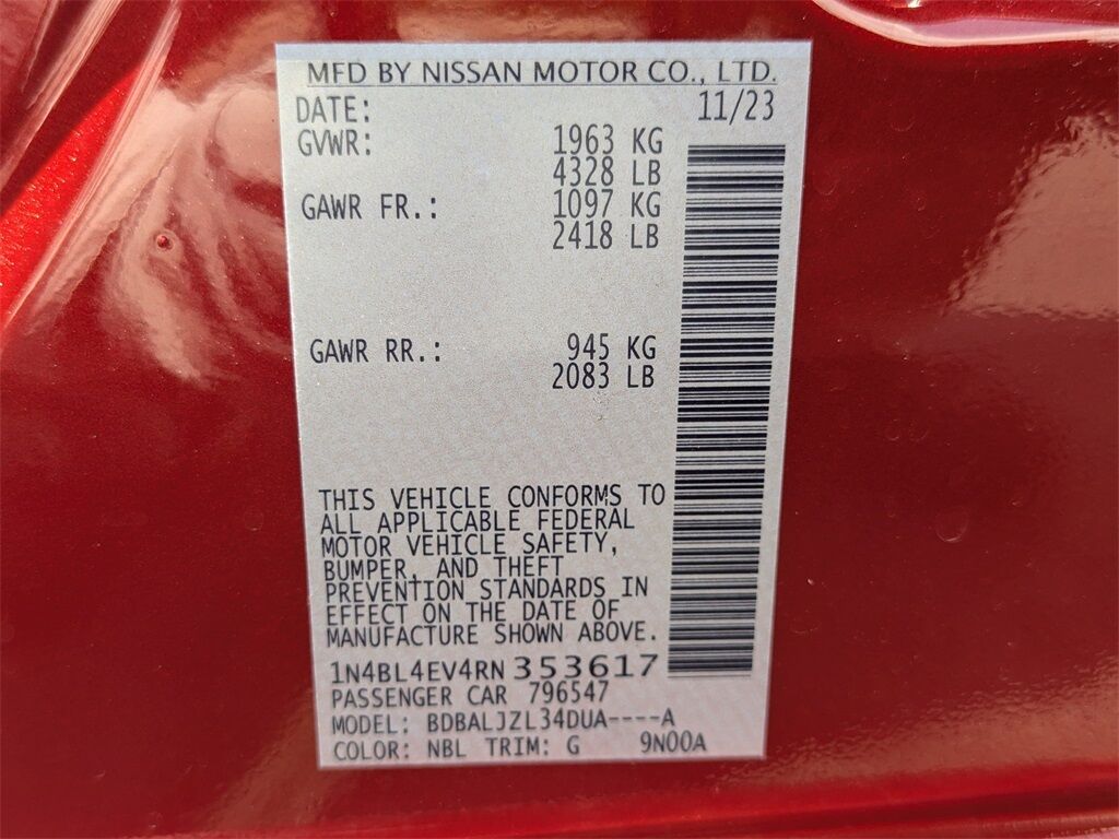 2024 Nissan Altima 2.5 SL Kennesaw GA