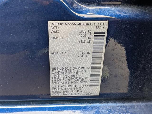 2024 Nissan Altima 2.5 SR Roseville CA