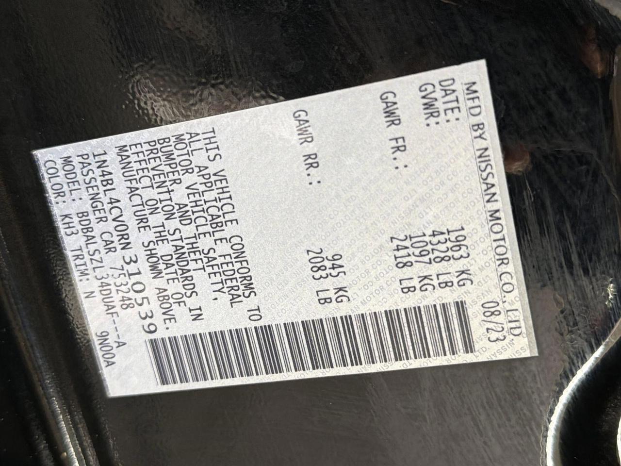 2024 Nissan Altima 2.5 SR San Antonio TX