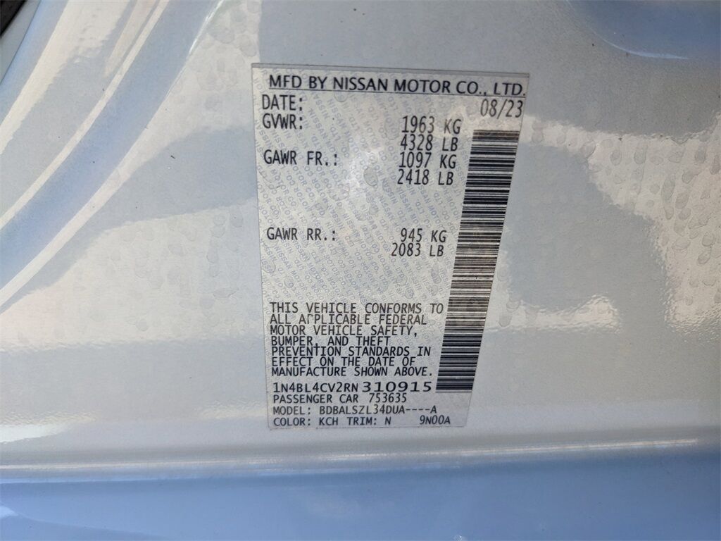 2024 Nissan Altima 2.5 SR San Clemente CA