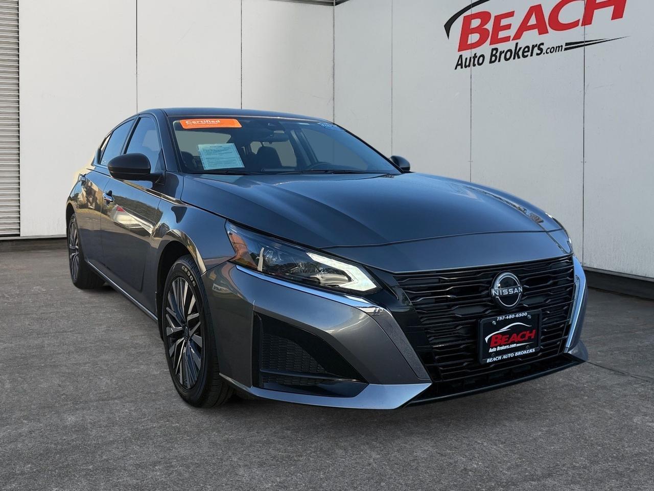 2024 Nissan Altima 2.5 SV, APPLE CARPLAY/ANDROID AUTO, BLUETOOTH, REMOTE START, PUSH BUTTON START, ELECTRONIC PARKING BREAK, POWER MIRRORS, SKAR SPEAKERS, BACKUP CAMERA, CLEAN CARFAX, ONLY 1 OWNER!