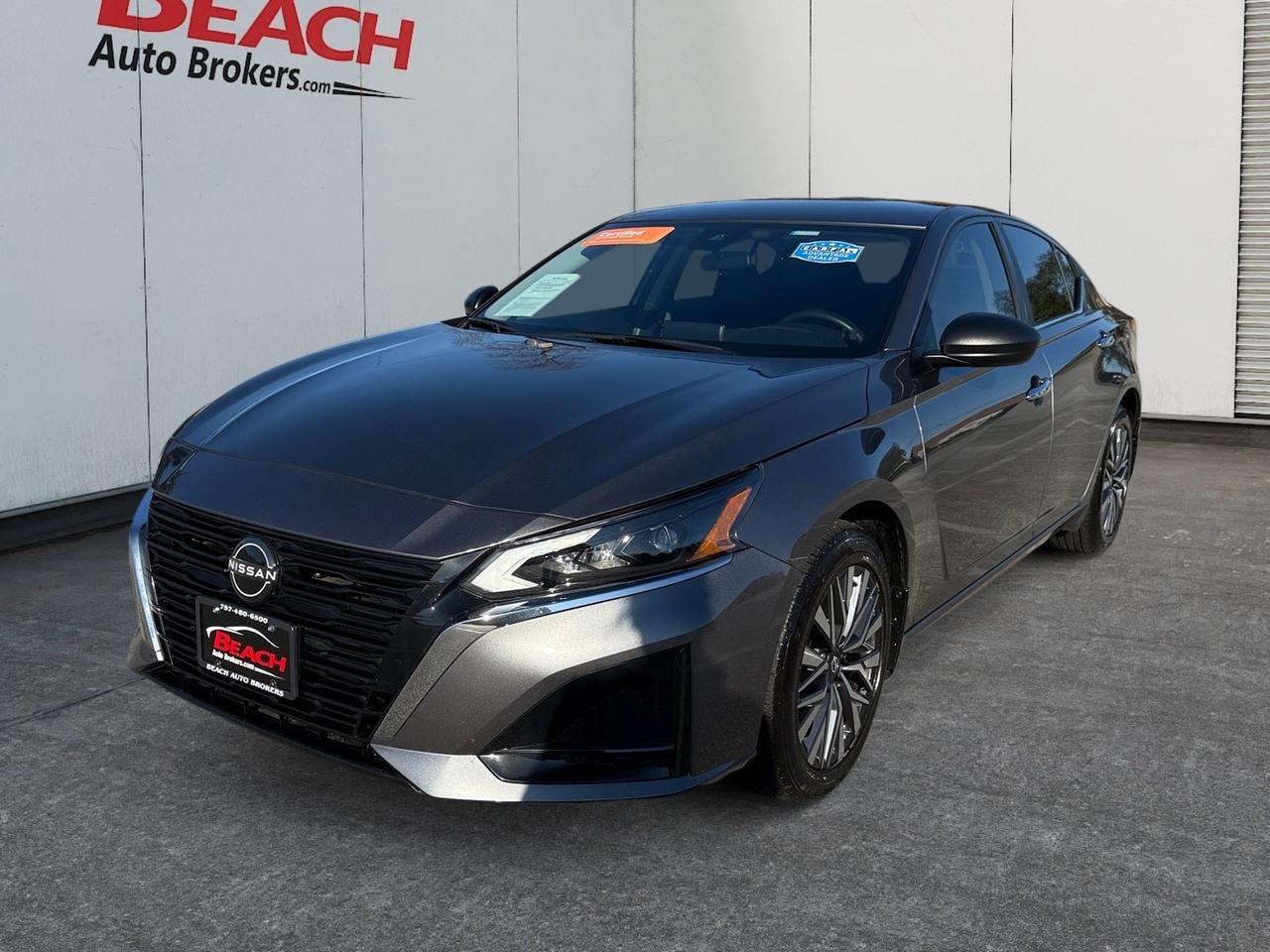 2024 Nissan Altima 2.5 SV, APPLE CARPLAY/ANDROID AUTO, BLUETOOTH, REMOTE START, PUSH BUTTON START, ELECTRONIC PARKING BREAK, POWER MIRRORS, SKAR SPEAKERS, BACKUP CAMERA, CLEAN CARFAX, ONLY 1 OWNER!