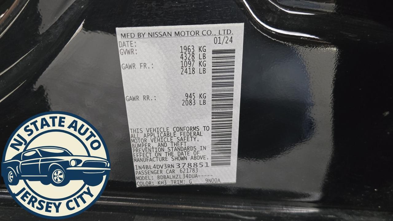 2024 Nissan Altima 2.5 SV Jersey City NJ