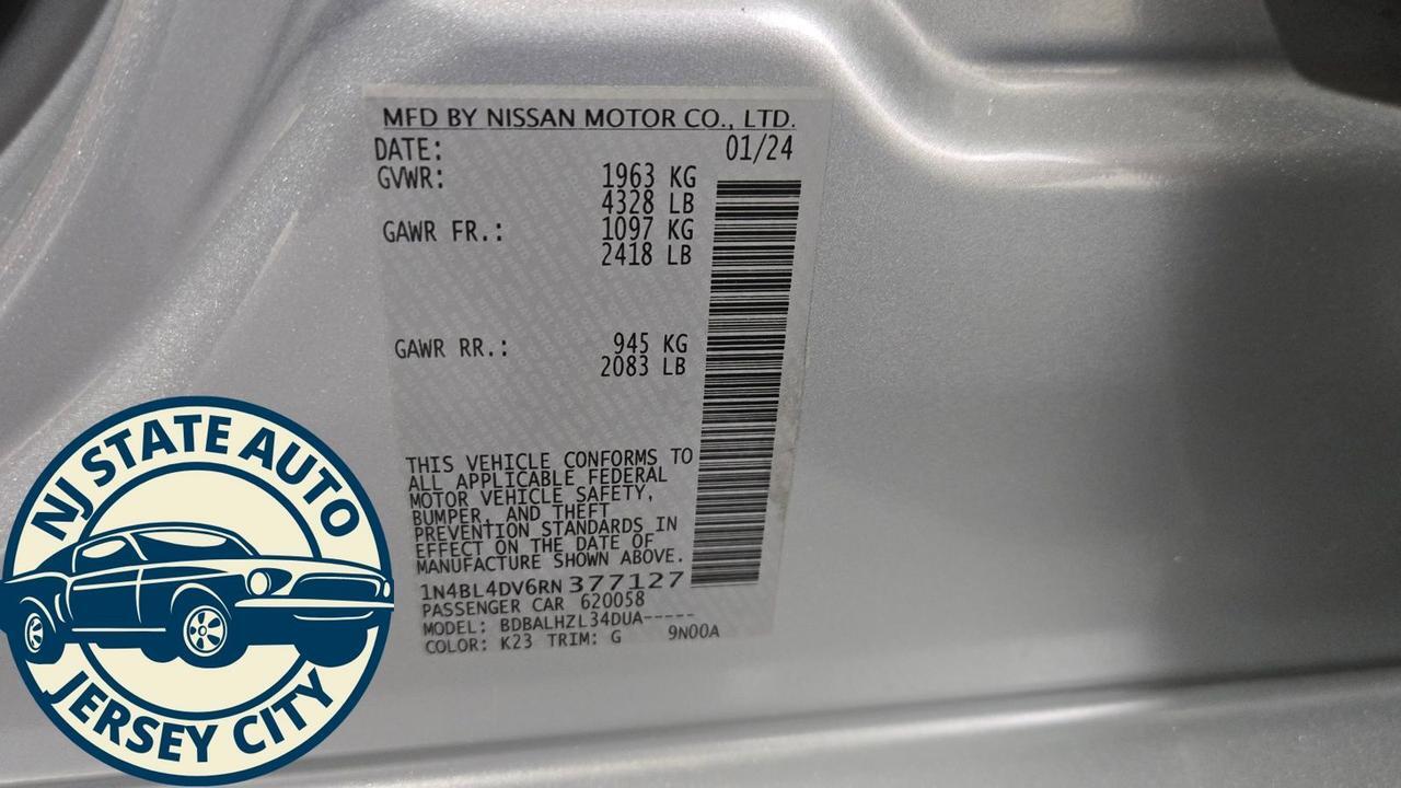 2024 Nissan Altima 2.5 SV Jersey City NJ