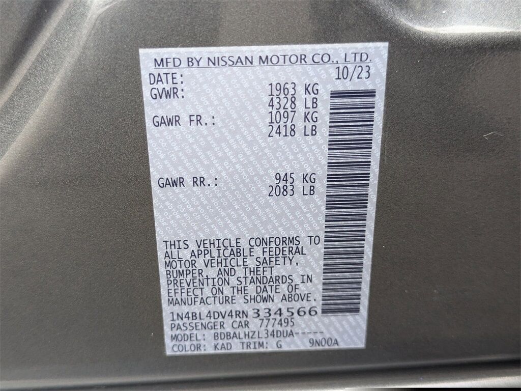 2024 Nissan Altima 2.5 SV Kennesaw GA