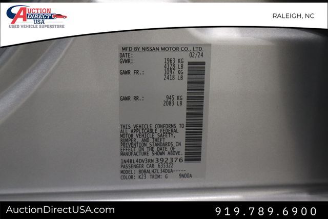 2024 Nissan Altima 2.5 SV Raleigh NC