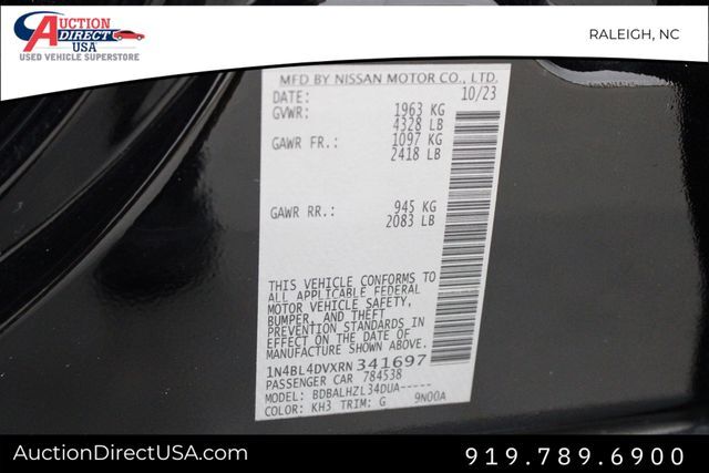 2024 Nissan Altima 2.5 SV Raleigh NC