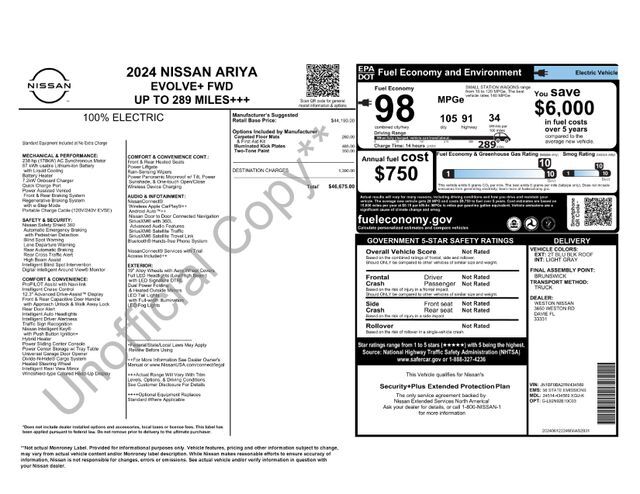 2024 Nissan Ariya EVOLVE+ Raleigh NC
