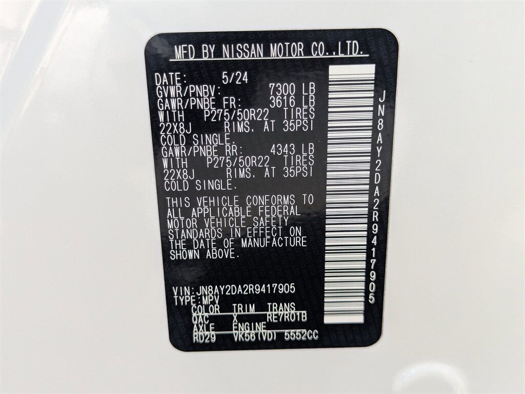 2024 Nissan Armada Platinum Kennesaw GA