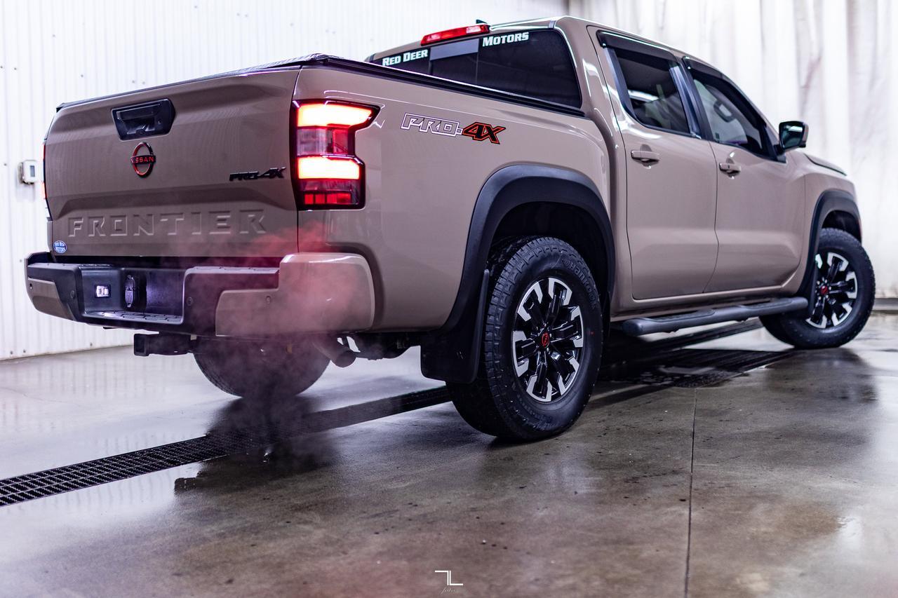 2024 Nissan Frontier 4x4 Crew Cab Pro-4X Luxury Leather Roof Nav BCam Red Deer AB