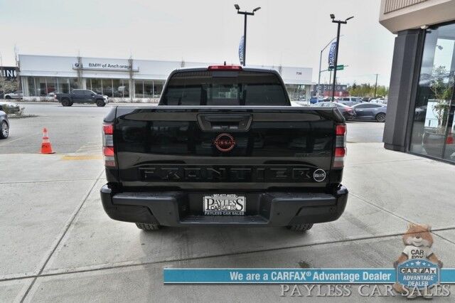 2024 Nissan Frontier PRO-4X / 4X4 / Crew Cab / Tech & Off Road Protection Pkg / Auto Start / Power Driver's Seat / NAV / Adaptive Cruise / Lane Depart & Blind Spot / Apple CarPlay & Android Auto / Only 16K Miles / 1-Owner Anchorage AK