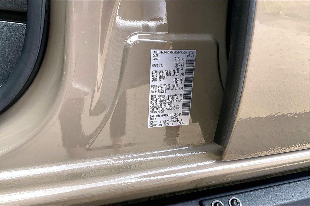 2024 Nissan Frontier PRO-4X OR