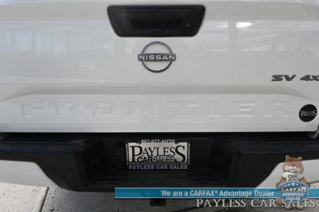 2024 Nissan Frontier SV / 4X4 / Auto Start / Crew Cab / Convenience & Technology Pkg / Power & Heated Seats / Heated Steering Wheel / Lane Depart & Blind Spot / Apple CarPlay & Android Auto / Back Up Cam / Bed Liner / Tow Pkg / 1-Owner Anchorage AK
