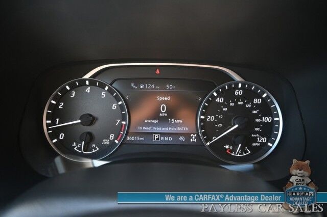 2024 Nissan Frontier SV / 4X4 / Auto Start / Crew Cab / Convenience & Technology Pkg / Power & Heated Seats / Heated Steering Wheel / Lane Depart & Blind Spot / Apple CarPlay & Android Auto / Back Up Cam / Bed Liner / Tow Pkg / 1-Owner Anchorage AK