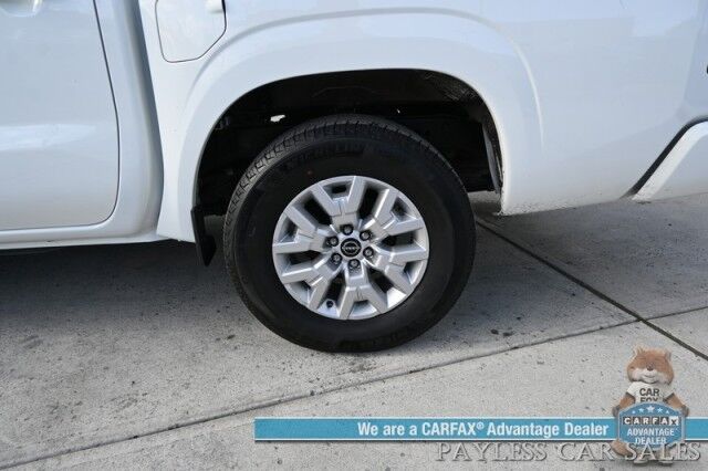 2024 Nissan Frontier SV / 4X4 / Auto Start / Crew Cab / Convenience & Technology Pkg / Power & Heated Seats / Heated Steering Wheel / Lane Depart & Blind Spot / Apple CarPlay & Android Auto / Back Up Cam / Bed Liner / Tow Pkg / 1-Owner Anchorage AK
