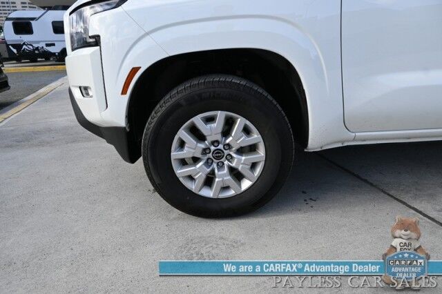 2024 Nissan Frontier SV / 4X4 / Auto Start / Crew Cab / Convenience & Technology Pkg / Power & Heated Seats / Heated Steering Wheel / Lane Depart & Blind Spot / Apple CarPlay & Android Auto / Back Up Cam / Bed Liner / Tow Pkg / 1-Owner Anchorage AK