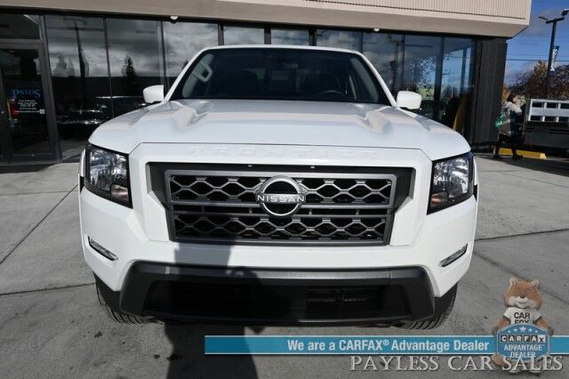 2024 Nissan Frontier SV / 4X4 / Auto Start / Crew Cab / Convenience & Technology Pkg / Power & Heated Seats / Heated Steering Wheel / Lane Depart & Blind Spot / Apple CarPlay & Android Auto / Back Up Cam / Bed Liner / Tow Pkg / 1-Owner Anchorage AK