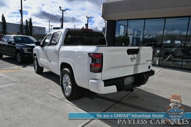 2024 Nissan Frontier SV / 4X4 / Auto Start / Crew Cab / Convenience & Technology Pkg / Power & Heated Seats / Heated Steering Wheel / Lane Depart & Blind Spot / Apple CarPlay & Android Auto / Back Up Cam / Bed Liner / Tow Pkg / 1-Owner Anchorage AK