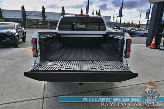 2024 Nissan Frontier SV / 4X4 / Auto Start / Crew Cab / Convenience & Technology Pkg / Power & Heated Seats / Heated Steering Wheel / Lane Depart & Blind Spot / Apple CarPlay & Android Auto / Back Up Cam / Bed Liner / Tow Pkg / 1-Owner Anchorage AK